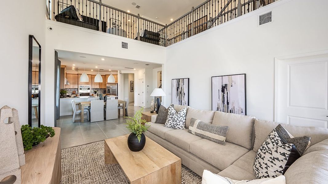 Representative furnished interior of a home built from the Anastasia by Taylor Morrison in Lochside, Mount Dora (Image 10).