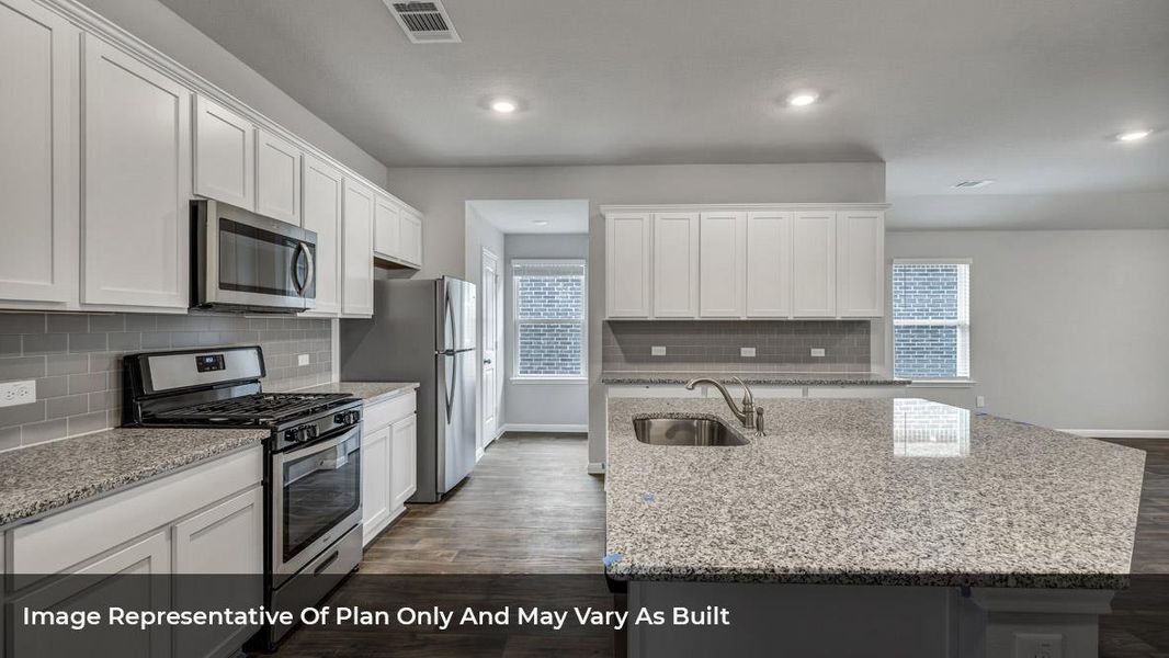 Furnished interior view inside a new home in Bar W Ranch, Leander (Image 6).