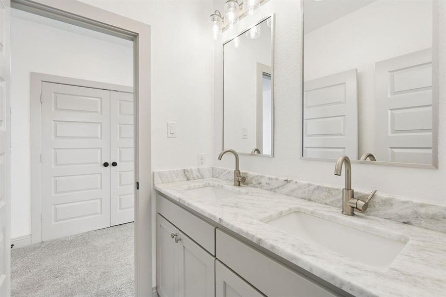 Furnished interior view inside a new home in Hills of Lake Country, Fort Worth (Image 9).