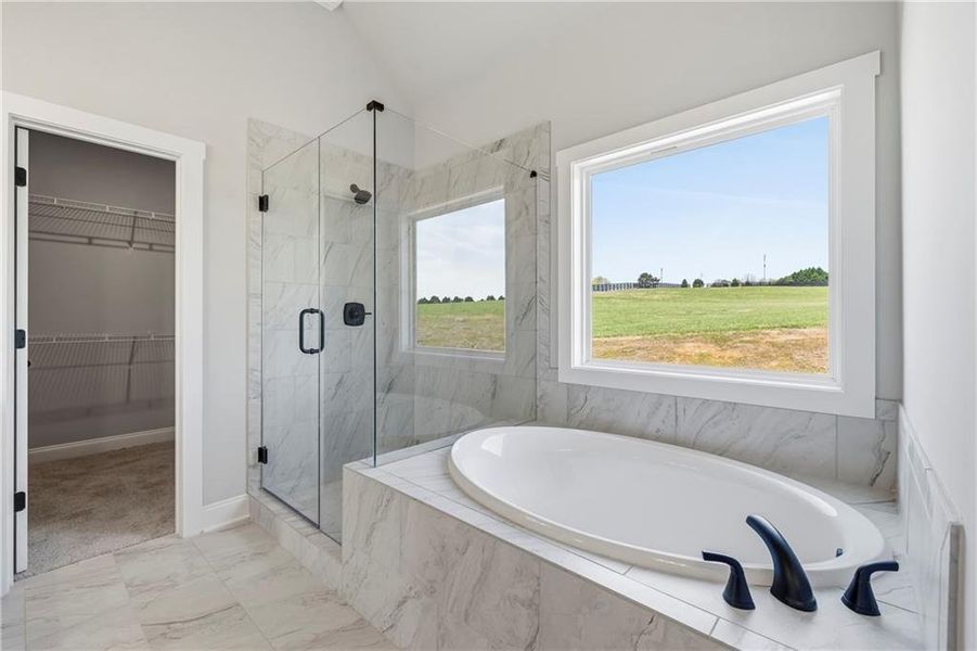 Furnished interior view inside a new home in , Monroe (Image 9).