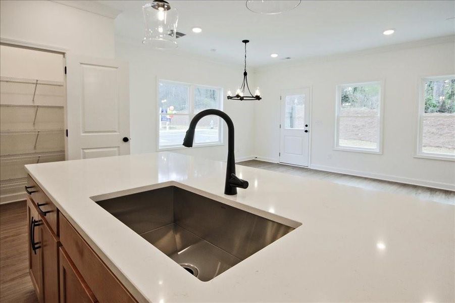 Close-up of interior finishes inside a home in River Walk Place, Lawrenceville (Image 12).