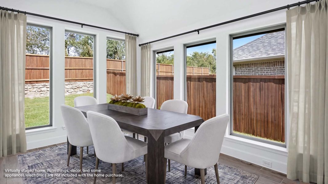 Furnished interior view inside a new home in Eliana, McKinney (Image 9).