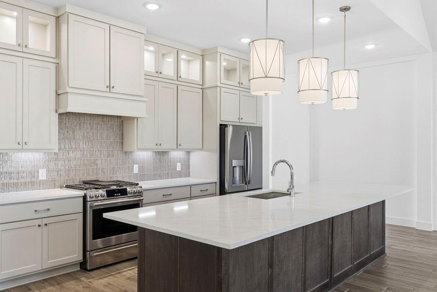 Furnished interior view inside a new home in Meridiana, Manvel (Image 5).