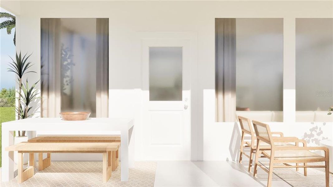 Furnished interior view inside a new home in , Kissimmee (Image 22).