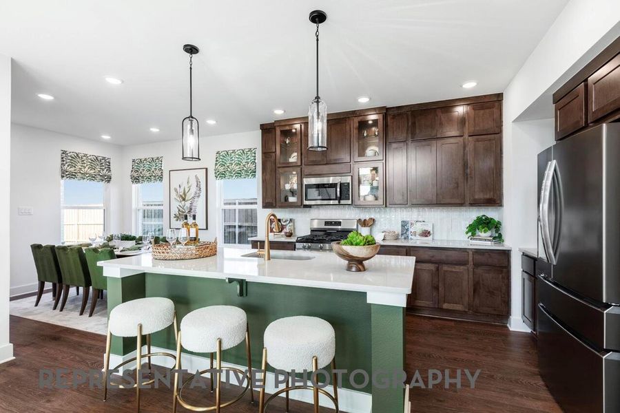 Furnished interior view inside a new home in Indigo, Richmond (Image 4).