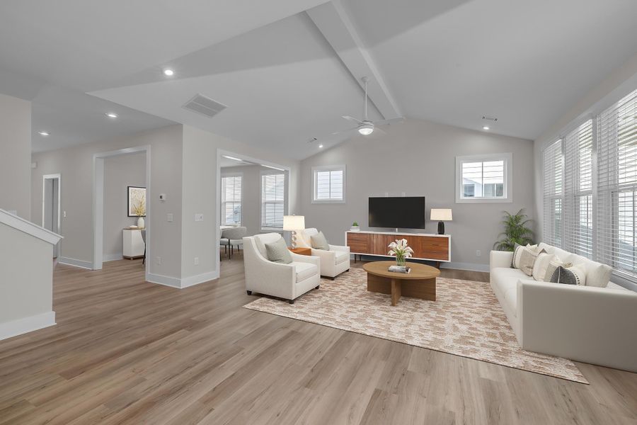Furnished interior view inside a new home in Social Circle, Chattanooga (Image 5).
