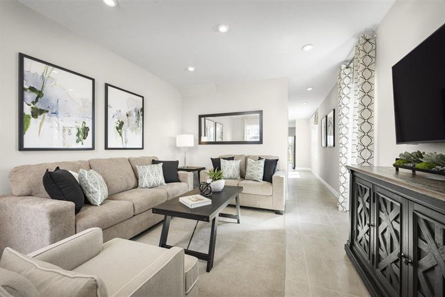 Furnished interior view inside a new home in Waverly Homes, Port St. Lucie (Image 5).
