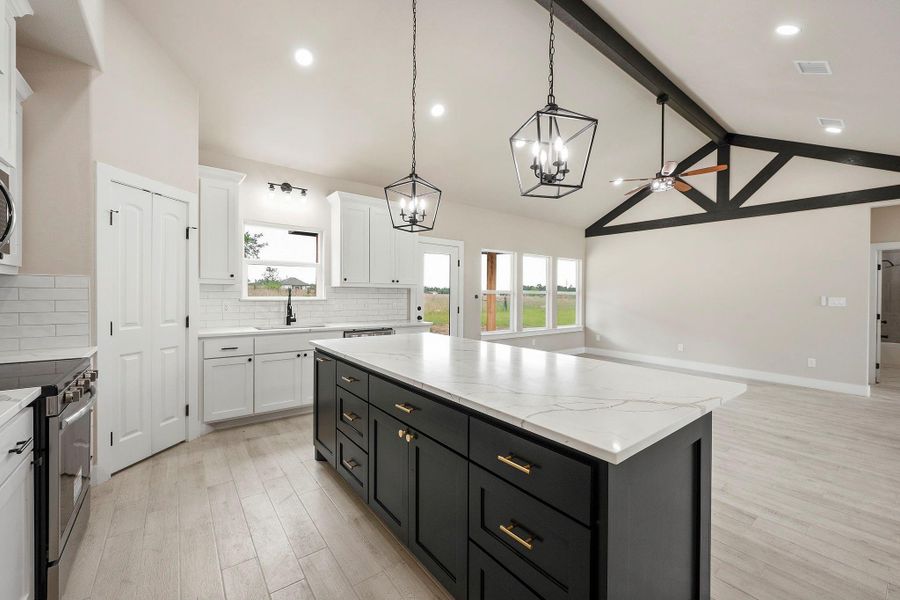 Furnished interior view inside a new home in , Franklin (Image 9).