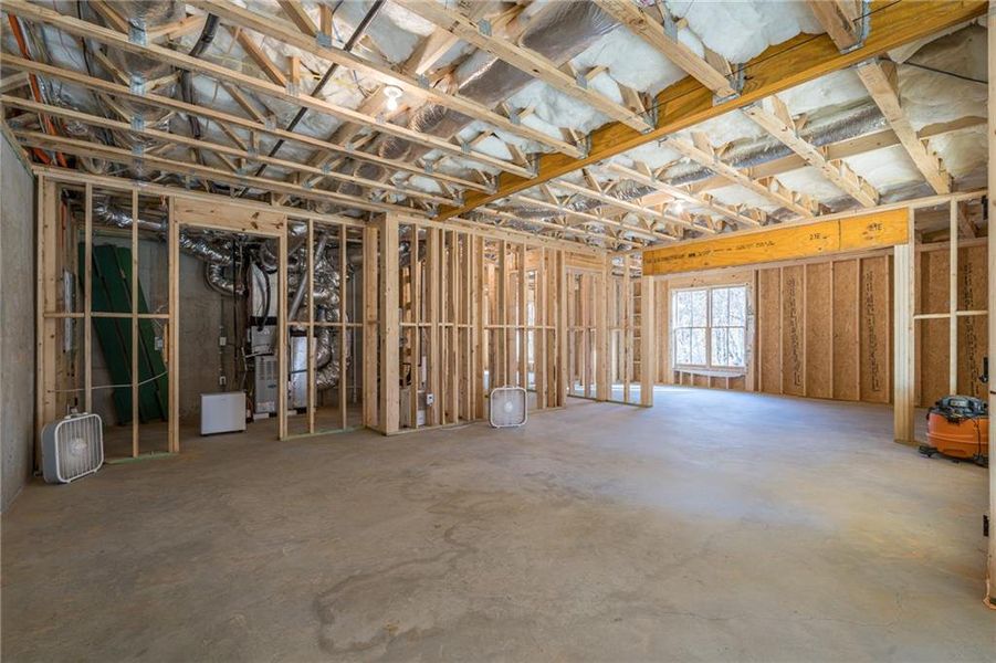 In-progress construction of a new home in , Ball Ground, GA (Image 57).