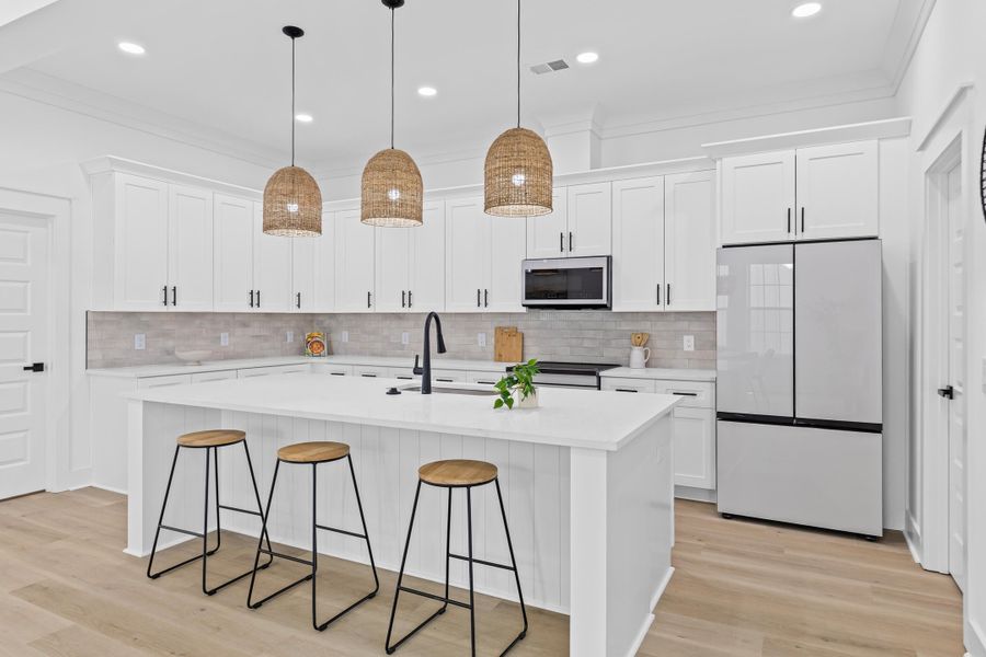 Furnished interior view inside a new home in , North Charleston (Image 19).