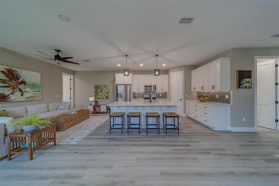 Furnished interior view inside a new home in , Largo (Image 30).