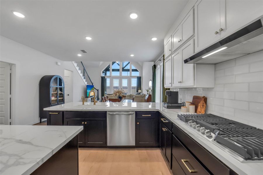 Furnished interior view inside a new home in Elyson 45' & 70', Cypress (Image 17).