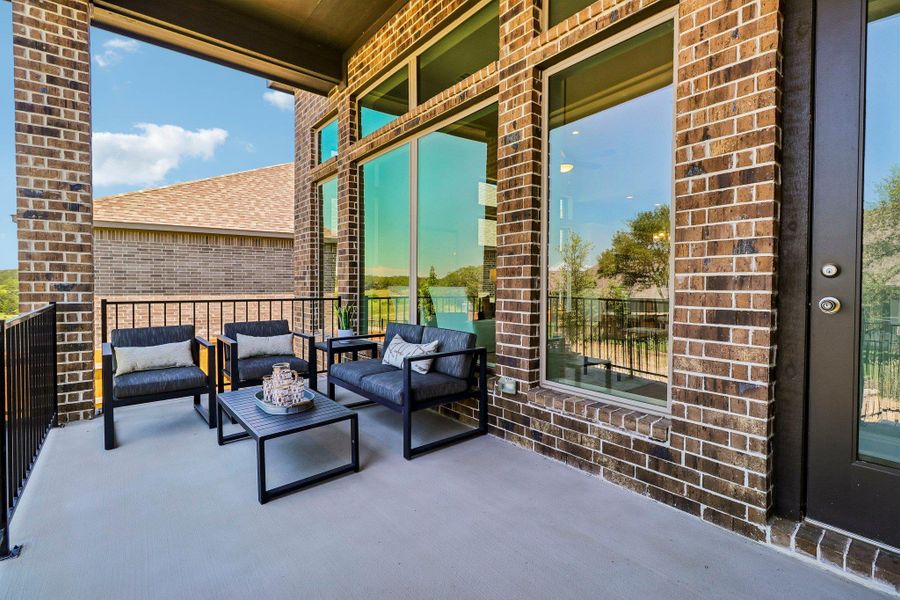 Exterior details and patio area of a home in 6 Creeks, Kyle (Image 4). Exterior details and patio area of a home in 6 Creeks, Kyle (Image 4).