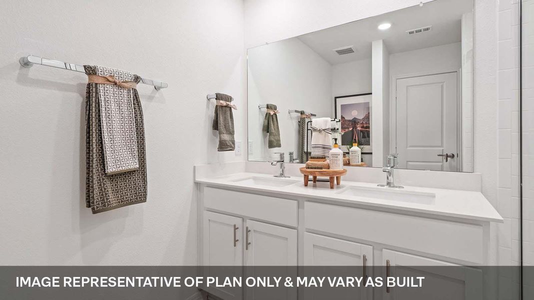 Furnished interior view inside a new home in Avery Centre, Round Rock (Image 16).