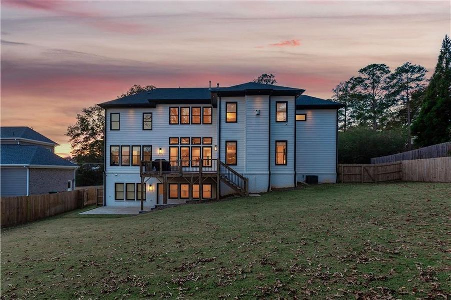 Exterior details and patio area of a home in , Marietta (Image 46).