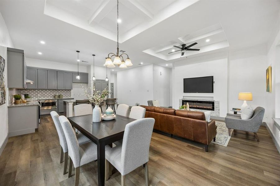 Here you can really see the open-concept living space
