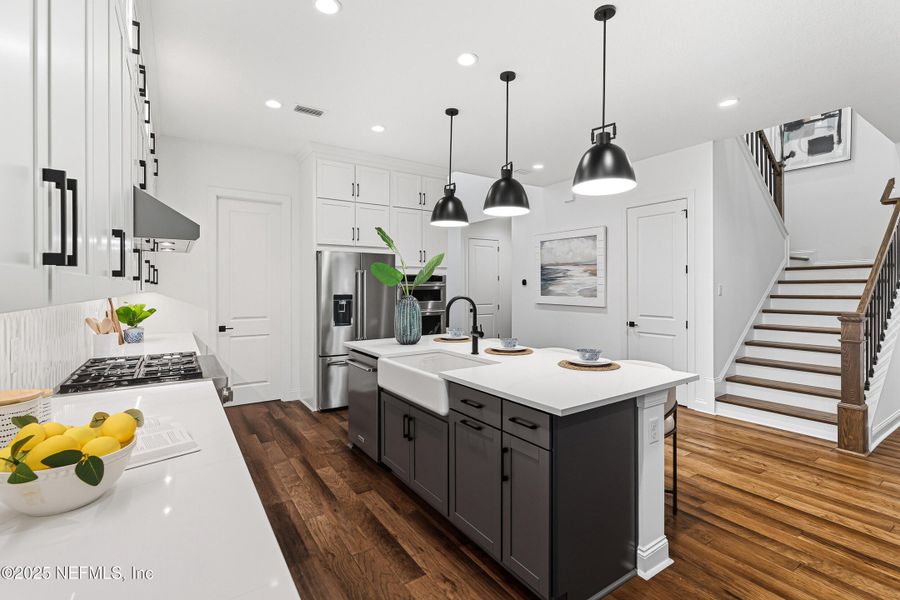 Furnished interior view inside a new home in , St. Johns (Image 10).