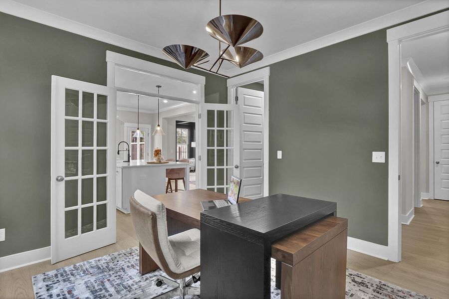Furnished interior view inside a new home in Hewing Farms, Summerville (Image 27).