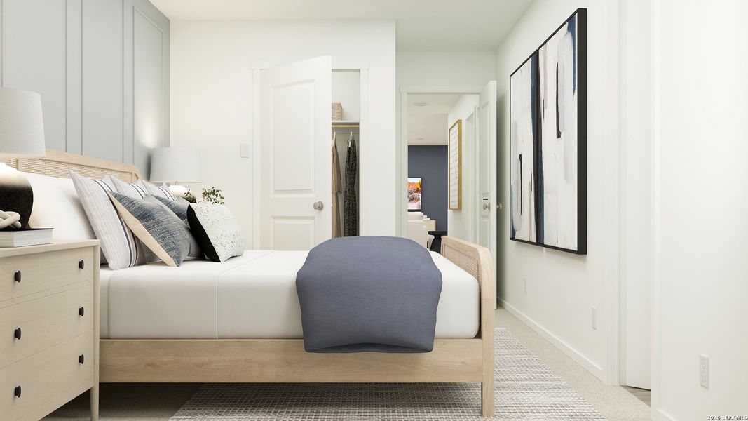 Furnished interior view inside a new home in Grace Gardens, San Antonio (Image 3).