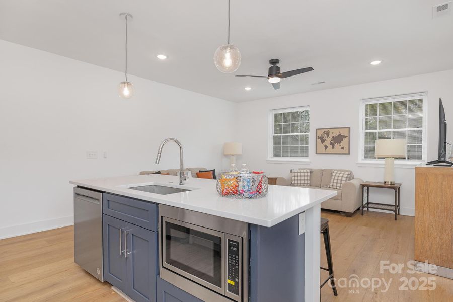 Furnished interior view inside a new home in , Charlotte (Image 15).