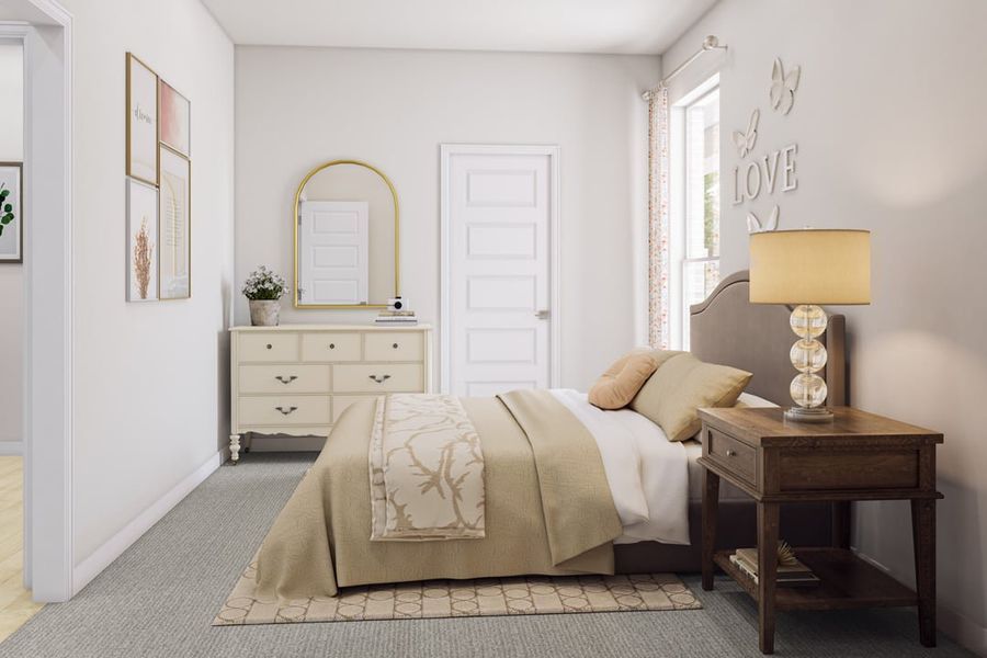 Representative furnished interior of a home built from the Arbor by Tri Pointe Homes in Terrace Collection at Heritage, Dripping Springs (Image 7).