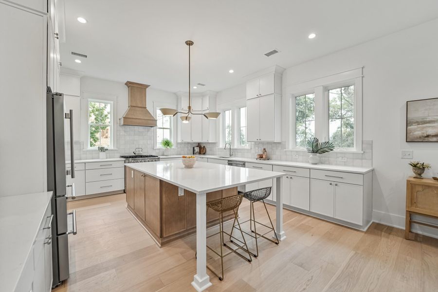 Furnished interior view inside a new home in , Charleston (Image 17).