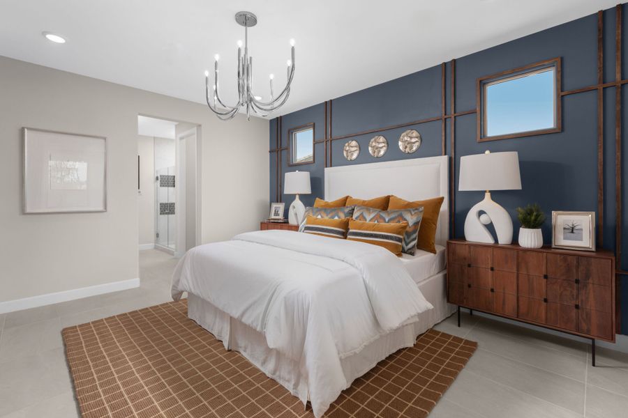 Representative furnished interior of a home built from the Aqua by Mattamy Homes in Covena Pointe, Tucson (Image 9).