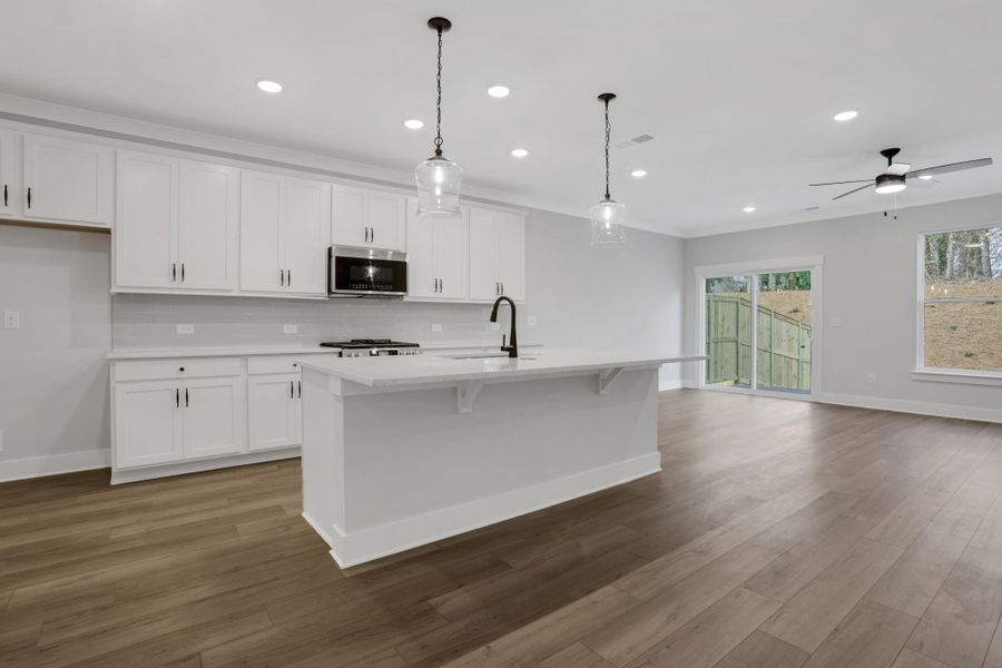 Furnished interior view inside a new home in Villas at Dawsonville Townhomes, Dawsonville (Image 8).