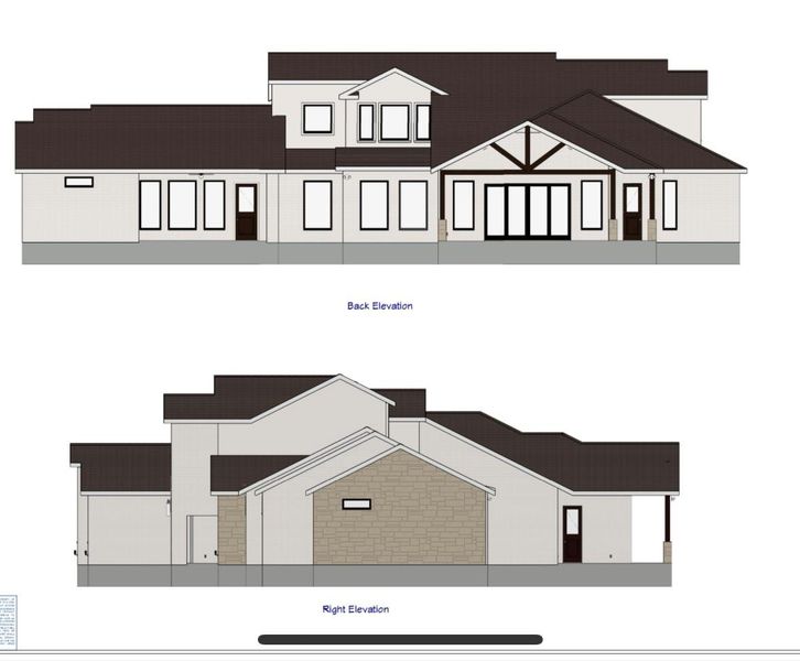 Exterior rendering of this home design in , College Station, TX (Image 4).