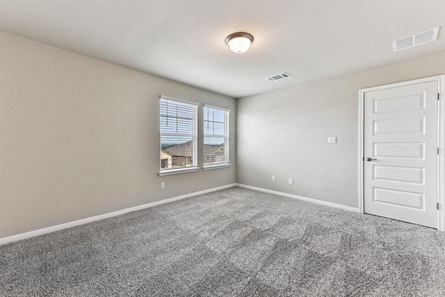 Bedroom upstairs with great sized closets