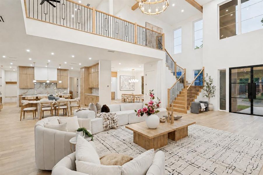 Furnished interior view inside a new home in , Dallas (Image 7).