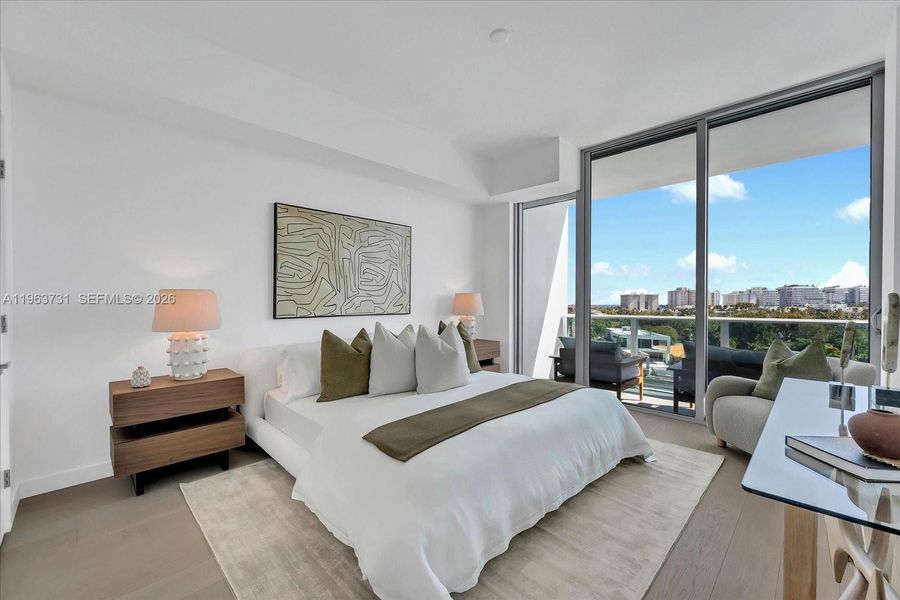 Furnished interior view inside a new home in , Bay Harbor Islands (Image 12). Furnished interior view inside a new home in , Bay Harbor Islands (Image 12).