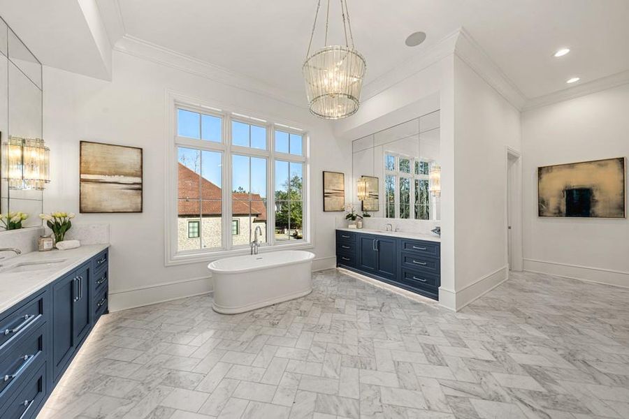 Furnished interior view inside a new home in , Milton (Image 57).