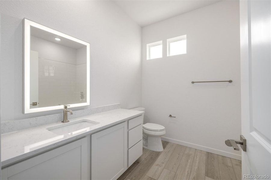 Furnished interior view inside a new home in Gateway Commons, Denver (Image 10).