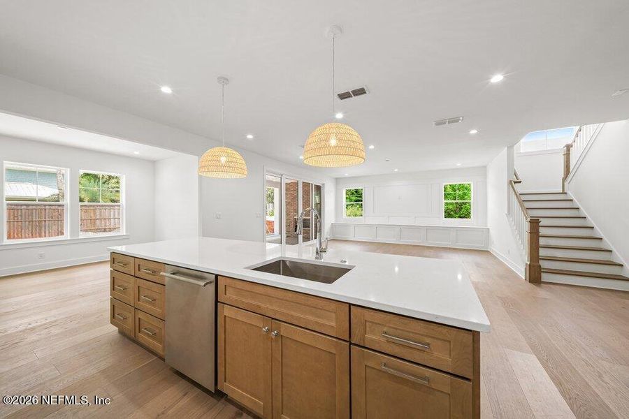 Furnished interior view inside a new home in , Atlantic Beach (Image 18).