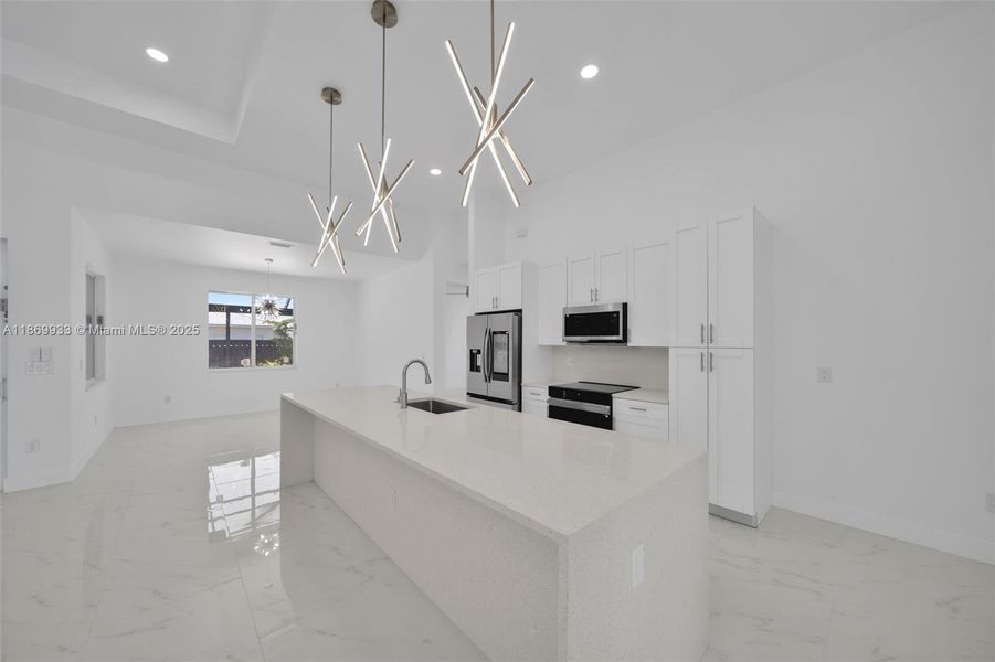 Furnished interior view inside a new home in , Cape Coral (Image 10).