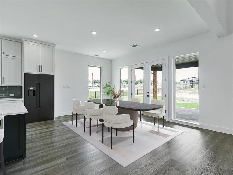 Furnished interior view inside a new home in , Gunter (Image 5).