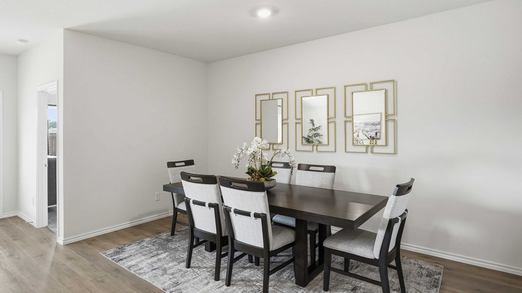 Representative furnished interior of a home built from the Justin by D.R. Horton in Blaire Lake, Tyler (Image 11). Representative furnished interior of a home built from the Justin by D.R. Horton in Blaire Lake, Tyler (Image 11).