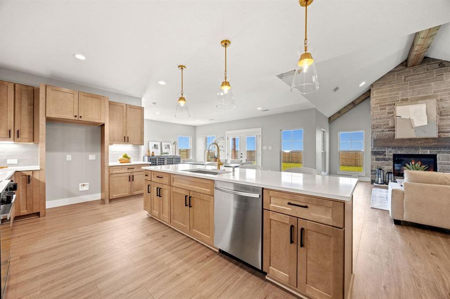 Furnished interior view inside a new home in , Cleburne (Image 15).