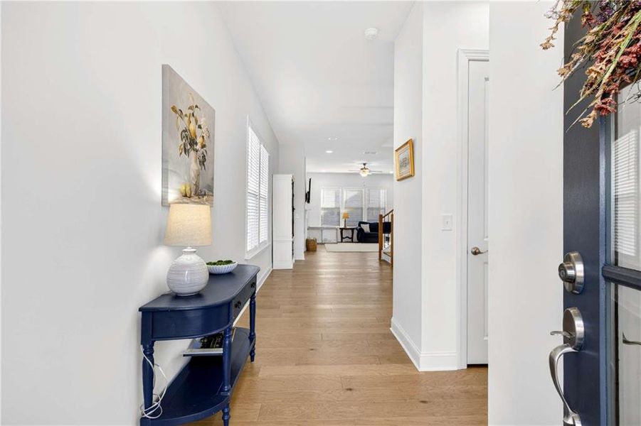 Furnished interior view inside a new home in East Harbor II at Chestatee, Dawsonville (Image 19).