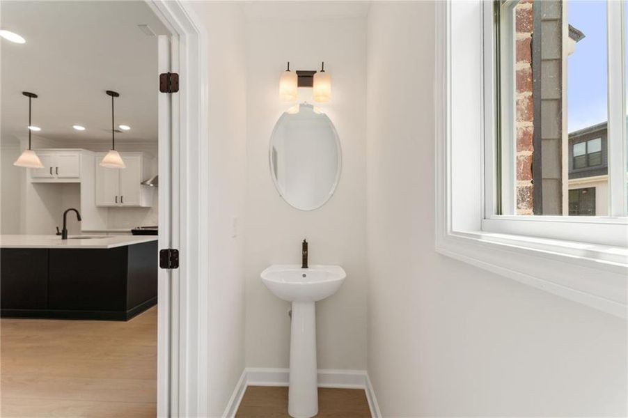 Furnished interior view inside a new home in Townes at South Main, Kennesaw (Image 13).