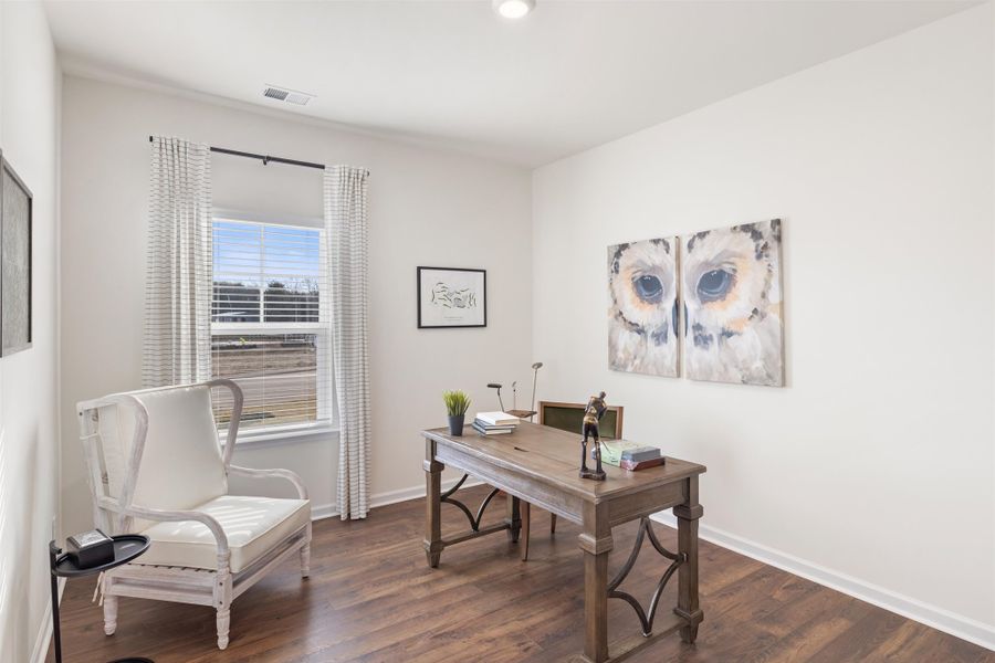 Representative furnished interior of a home built from the Denton by D.R. Horton in Sweet Briar, Ooltewah (Image 20).