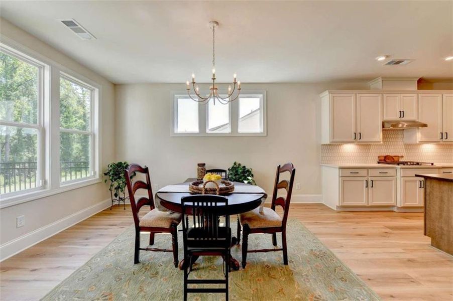 Furnished interior view inside a new home in , Hoschton (Image 27).