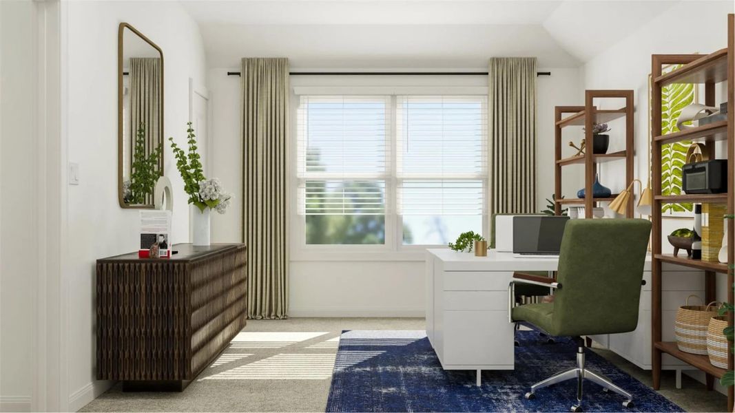 Furnished interior view inside a new home in Lively Ranch: Brookstone Collection, Georgetown (Image 14).