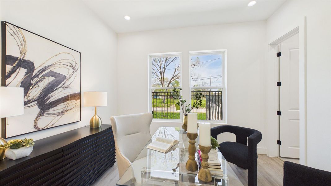 Furnished interior view inside a new home in , Houston (Image 6). Furnished interior view inside a new home in , Houston (Image 6).