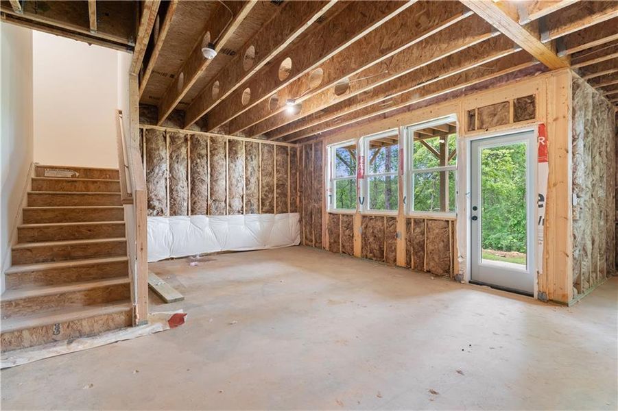 In-progress construction of a new home in Tiberon Woods, Cumming, GA (Image 41).