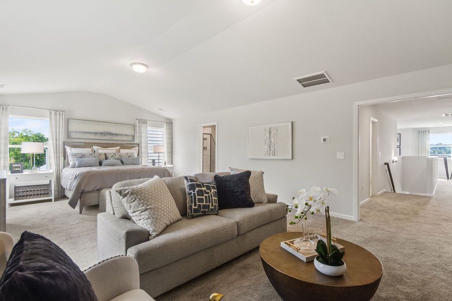 Representative furnished interior of a home built from the The Shiloh by Stanley Martin Homes in Bridgeport Single Family Homes, Greenville (Image 27).