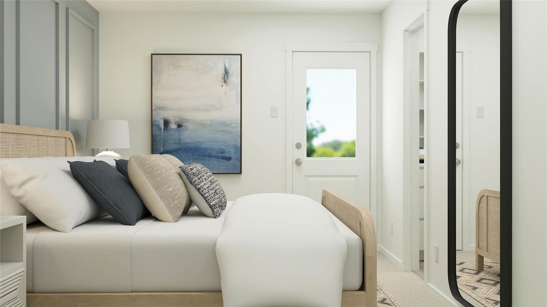 Furnished interior view inside a new home in Santa Fe Village, Cleveland (Image 11). Furnished interior view inside a new home in Santa Fe Village, Cleveland (Image 11).