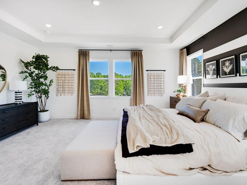 Furnished interior view inside a new home in Nichols Farm, Dacula (Image 23).