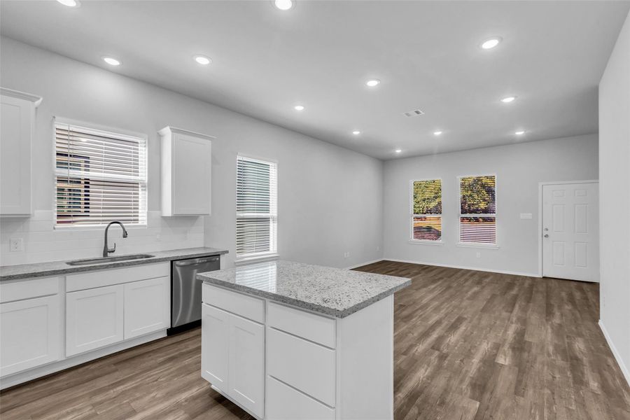 Furnished interior view inside a new home in , Willis (Image 8).